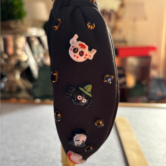 Black Halloween embellished Headband - Picture 1 of 4